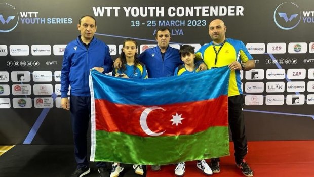 Stolüstü tennisçilərimiz Türkiyədə daha bir medal qazandı