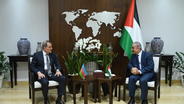 Ceyhun Bayramov Fələstinin Baş naziri ilə BU MƏSƏLƏLƏRİ müzakirə etdi