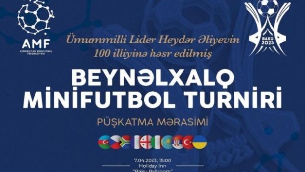 Beynəlxalq minifutbol turnirinin püşkü atıldı