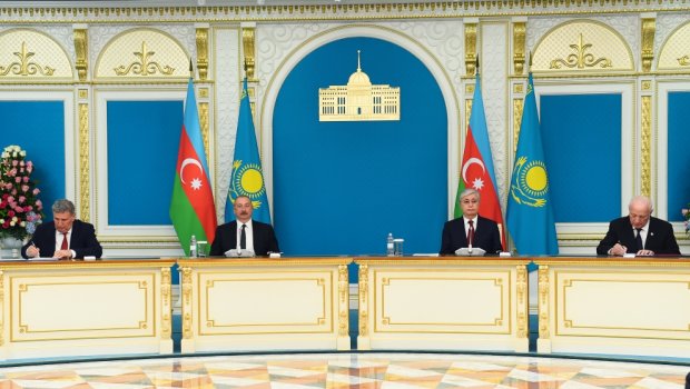 İlham Əliyev qazaxıstanlı həmkarını Azərbaycana səfərə DƏVƏT ETDİ 