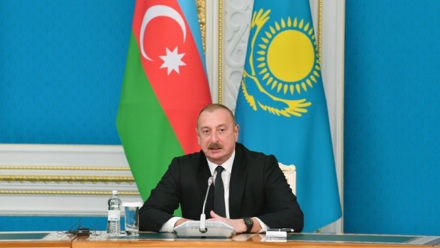 Prezident: “Qazaxıstan və Azərbaycan xarici köməkdən asılı olmayan ölkələrdir“