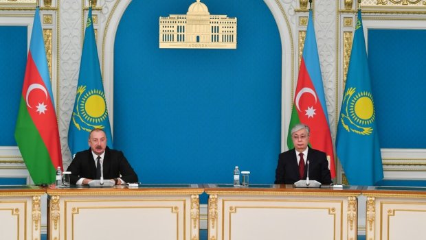 Prezident: “Azərbaycan və Qazaxıstan beynəlxalq təşkilatlar çərçivəsində fəal qarşılıqlı əlaqə saxlayır”