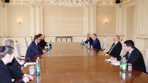 İlham Əliyev ATƏT-in sədrini qəbul edib - VİDEO