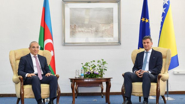 Mikayıl Cabbarov Bosniya və Herseqovinanın baş naziri ilə görüşüb - FOTO 