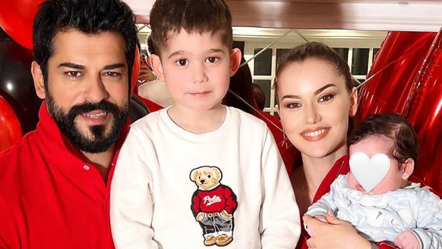 Fahriye və Burakdan övladlarına doğum günü SÜRPRİZİ - FOTO 