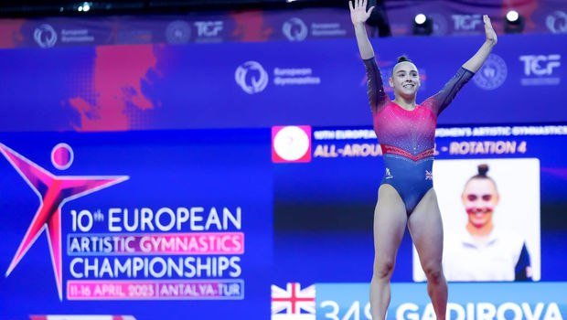 Azərbaycan əsilli Britaniya gimnastı Avropa çempionatında 3 qızıl medal qazandı