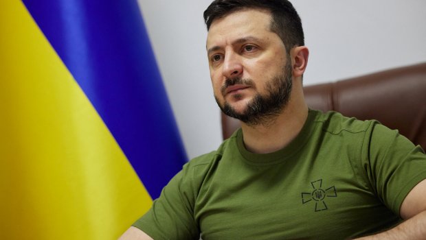 Zelenski ön xəttə getdi