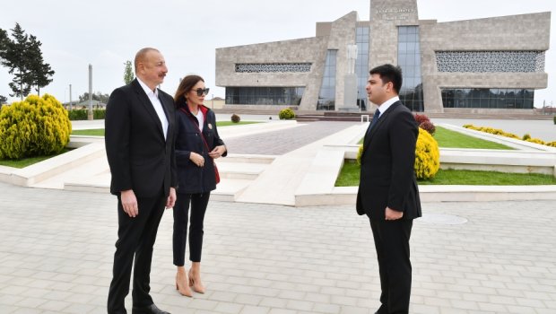 Prezident və birinci xanım Neftçala rayonuna səfər ediblər - FOTO/VİDEO