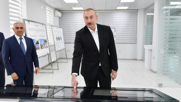 İlham Əliyev “Azərişıq” ASC-nin Salyan Rəqəmsal İdarəetmə Mərkəzinin açılışını etdi - YENİLƏNİB/FOTO 