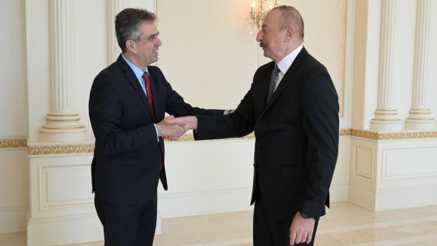 Eli Kohen Azərbaycan Prezidenti ilə görüşündən YAZDI