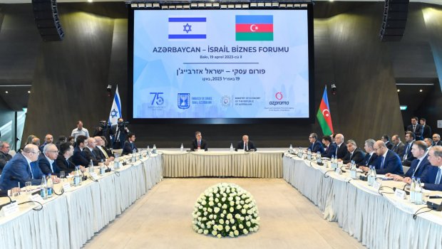 Azərbaycan-İsrail Biznes Forumu keçirildi - FOTO