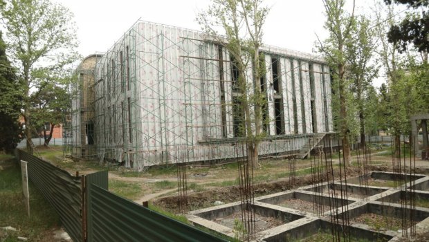 Gəncədə Kiçik və Orta Biznes - KOB evi inşa edilir - FOTO 