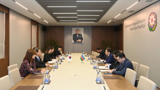 Azərbaycan və Koreya arasında əməkdaşlıq məsələləri MÜZAKİRƏ OLUNDU - FOTO