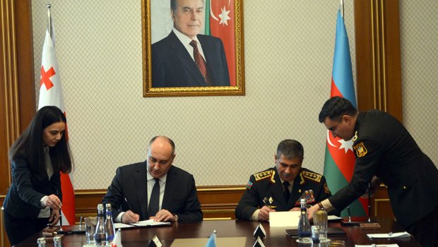 Azərbaycan və Gürcüstan arasında müdafiə sahəsində əməkdaşlıq Sazişi imzalandı - VİDEO