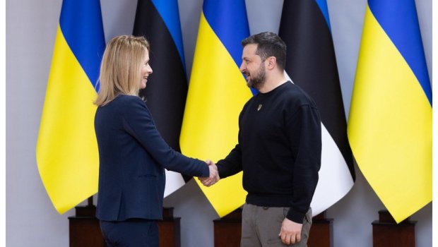 Estoniyanın Baş naziri Kiyevə gəldi