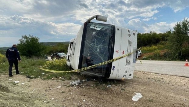 Türkiyədə ağır yol QƏZASI - 23 nəfər yaralandı