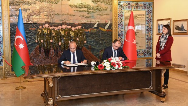 Azərbaycanla Türkiyə arasında ticarət sazişinə dəyişiklik haqqında protokol İMZALANDI - FOTO 