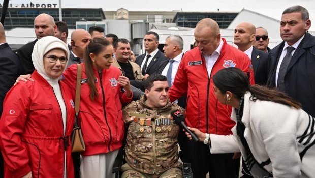 İlham Əliyev Fulya Öztürkün suallarını cavablandırıb - FOTO