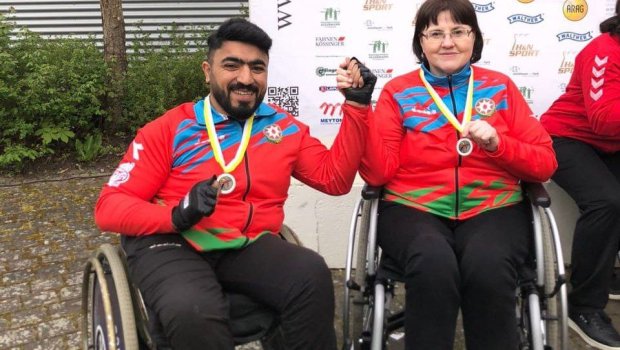Paralimpiyaçılarımız Almaniyada gümüş medal QAZANDI 