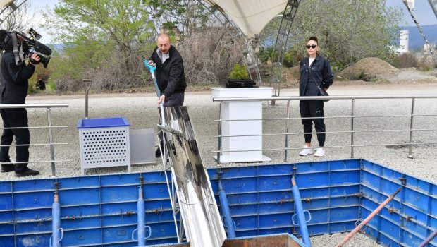 Ağdam şəhərində salınacaq 2-ci yaşayış məhəlləsinin təməli qoyulub - FOTO/VİDEO 