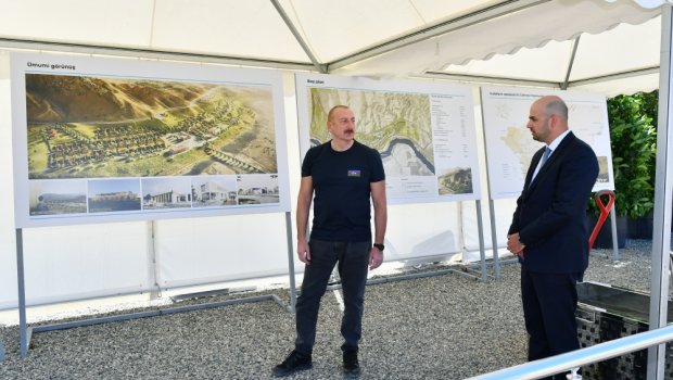 İlham Əliyev Cəbrayıl rayonuna səfər edib - FOTO