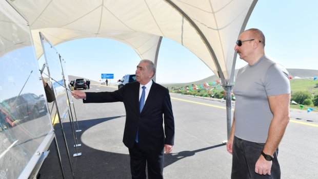 Füzuli-Hadrut avtomobil yolunun açılışı olub - FOTO/VİDEO