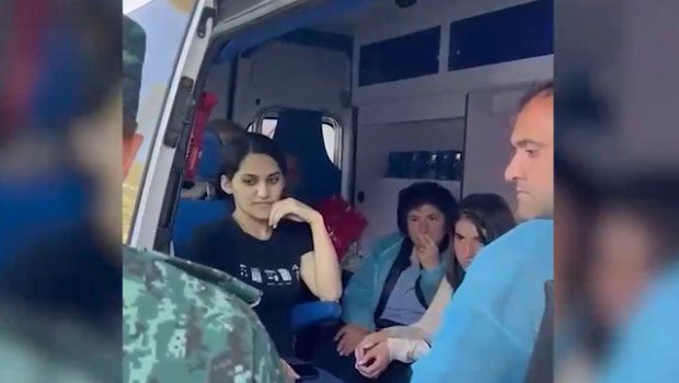 Laçındakı yeni məntəqədən ermənilər maneəsiz keçirlər - VİDEO