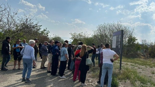 Xarici səyyahlar AĞDAMDA - FOTO