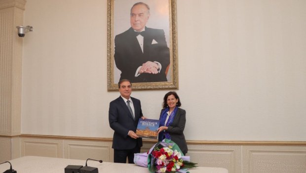 Fransanın Azərbaycandakı səfiri xanım Ann Buayon Gəncədə SƏFƏRDƏDİR - FOTO 