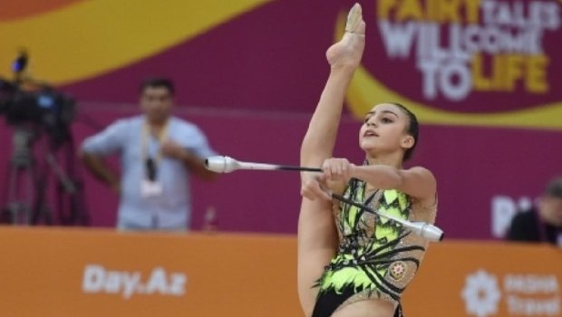Gimnastımız Avropa çempionatında ikinci yerdə gedir
