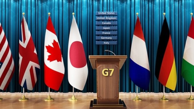 G7 liderləri Ukrayna ilə bağlı iclasa başladı - Zelenski də iştirak edir
