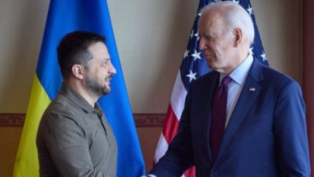 Zelenski Yaponiyada Baydenlə görüşdü - VİDEO