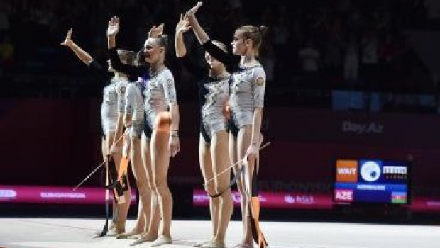 Azərbaycanın bədii gimnastika üzrə qrup hərəkətləri komandası Avropa çempionu oldu - FOTO