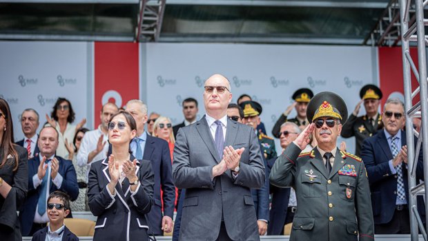 Zakir Həsənov Gürcüstanda keçirilən hərbi paradda iştirak edib - FOTO 