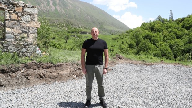 Prezident Kəlbəcər rayonuna səfər edib - FOTO/VİDEO