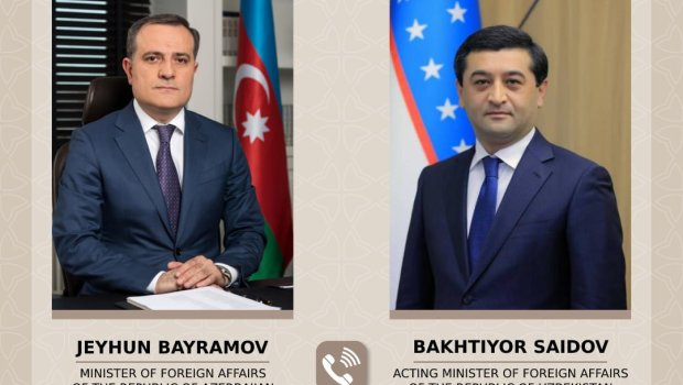 Özbəkistanın xarici işlər naziri Ceyhun Bayramova zəng etdi