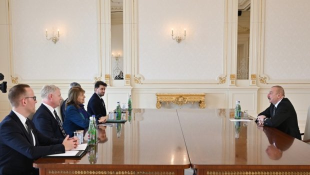 Prezident Böyük Britaniyanın ticarət elçisini QƏBUL ETDİ - VİDEO