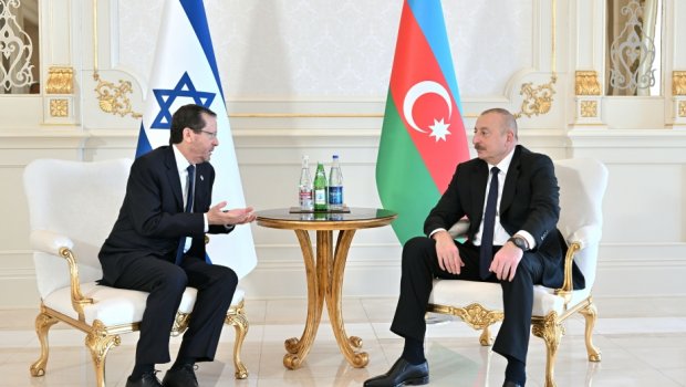 Azərbaycan və İsrail prezidentlərinin təkbətək görüşü olub - VİDEO