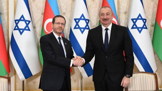 İsrail prezidentinin Azərbaycan dilində PAYLAŞIMI - FOTO