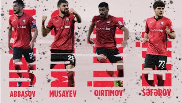 “Qəbələ” dörd futbolçu ilə müqaviləni uzatdı