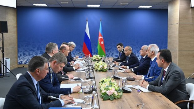Baş nazir Soçidə Rusiya Hökumətinin sədri ilə görüşüb - FOTO