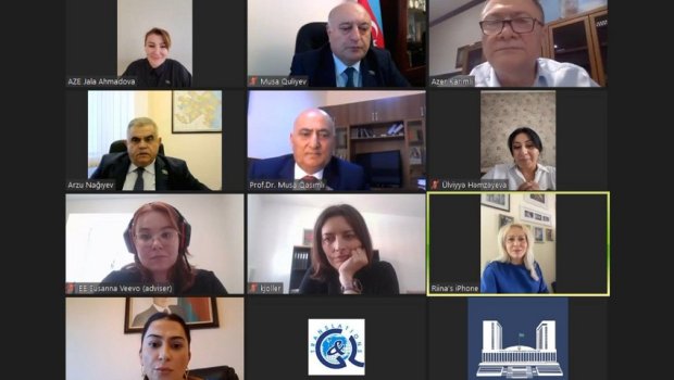 Azərbaycan və Estoniya parlamentlərarası əlaqələr üzrə işçi qrupları onlayn iclas keçirib