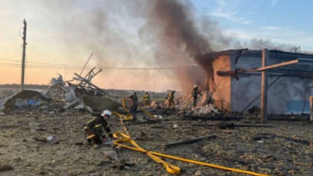 Ruslar Uman şəhərini atəşə tutub: Yaralılar var - VİDEO 