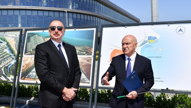 Prezident Ələt Azad İqtisadi Zonasının AÇILIŞ MƏRASİMİNDƏ - FOTO