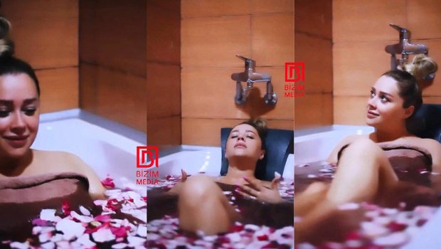 Xatirə vannadakı VİDEOSUNU paylaşdı