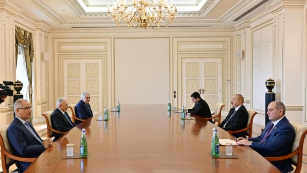 İlham Əliyev Binəli Yıldırımla GÖRÜŞDÜ - VİDEO