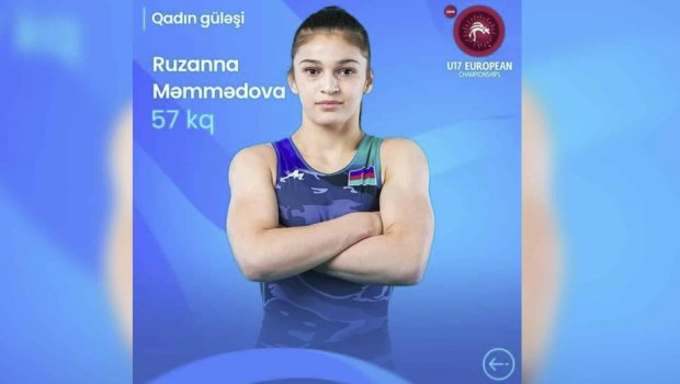 Güləşçimiz U-17 Avropa çempionatında ikinci olub