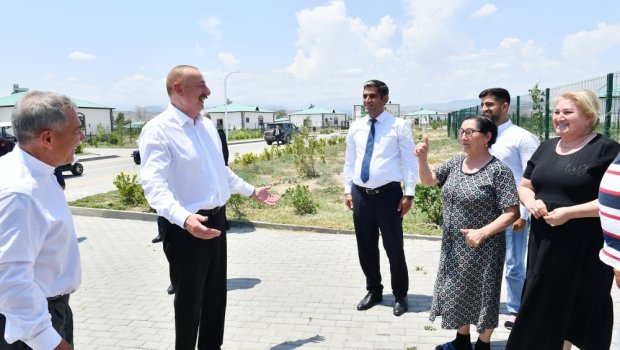 Azərbaycan və Tatarıstan liderləri Zəngilanın Ağalı KƏNDİNDƏ - FOTO/VİDEO