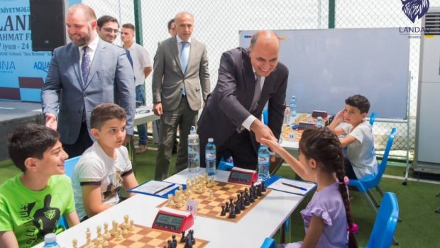 Bakıda “Landau” Şahmat Festivalı başladı - FOTO