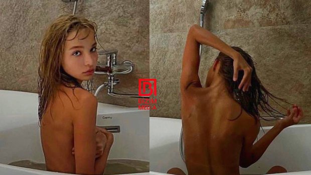 Səmra çılpaq halda vannada FOTOSESSİYA etdirdi